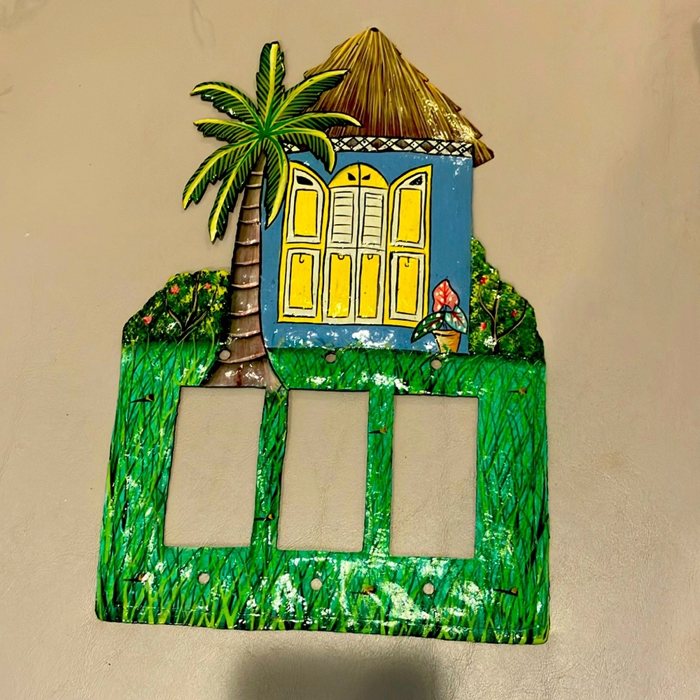Metal light switch cover